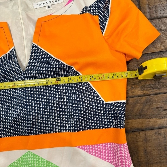 Trina Turk Revolve Lincoln Road Museum Geometric Business Casual Mini Dress 6 - Picture 13 of 14